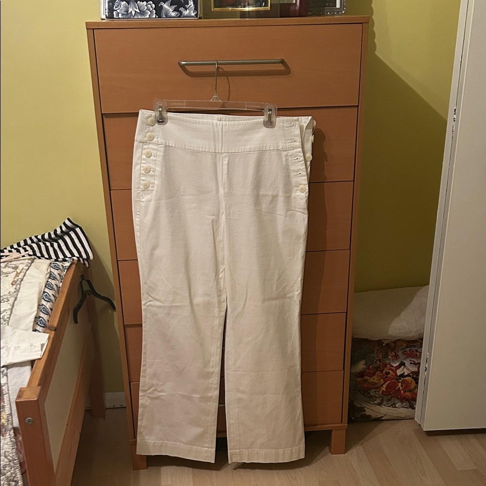 New Talbots Off-White Trousers